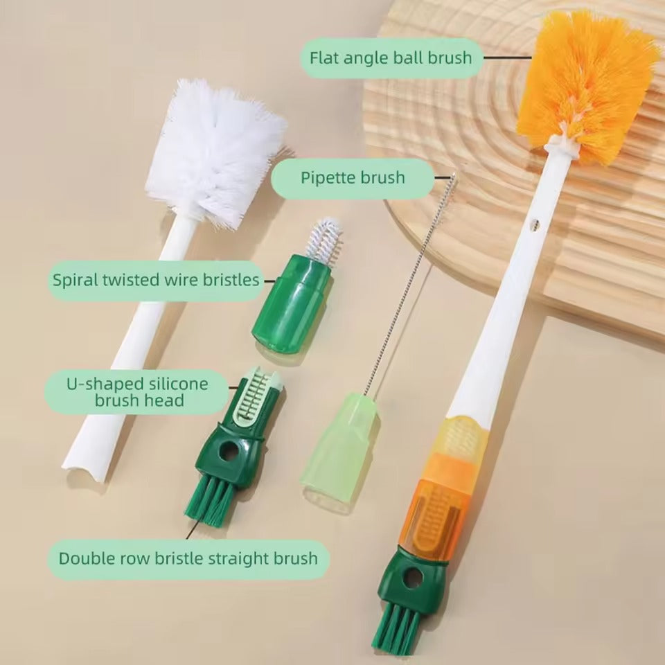 5 in 1 Bottle Cleaning Brush Set